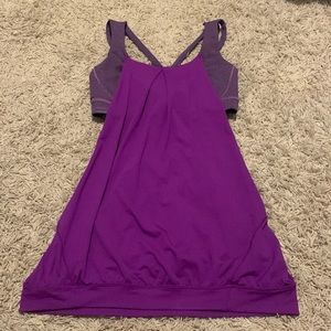 tank top with built in sports bra
